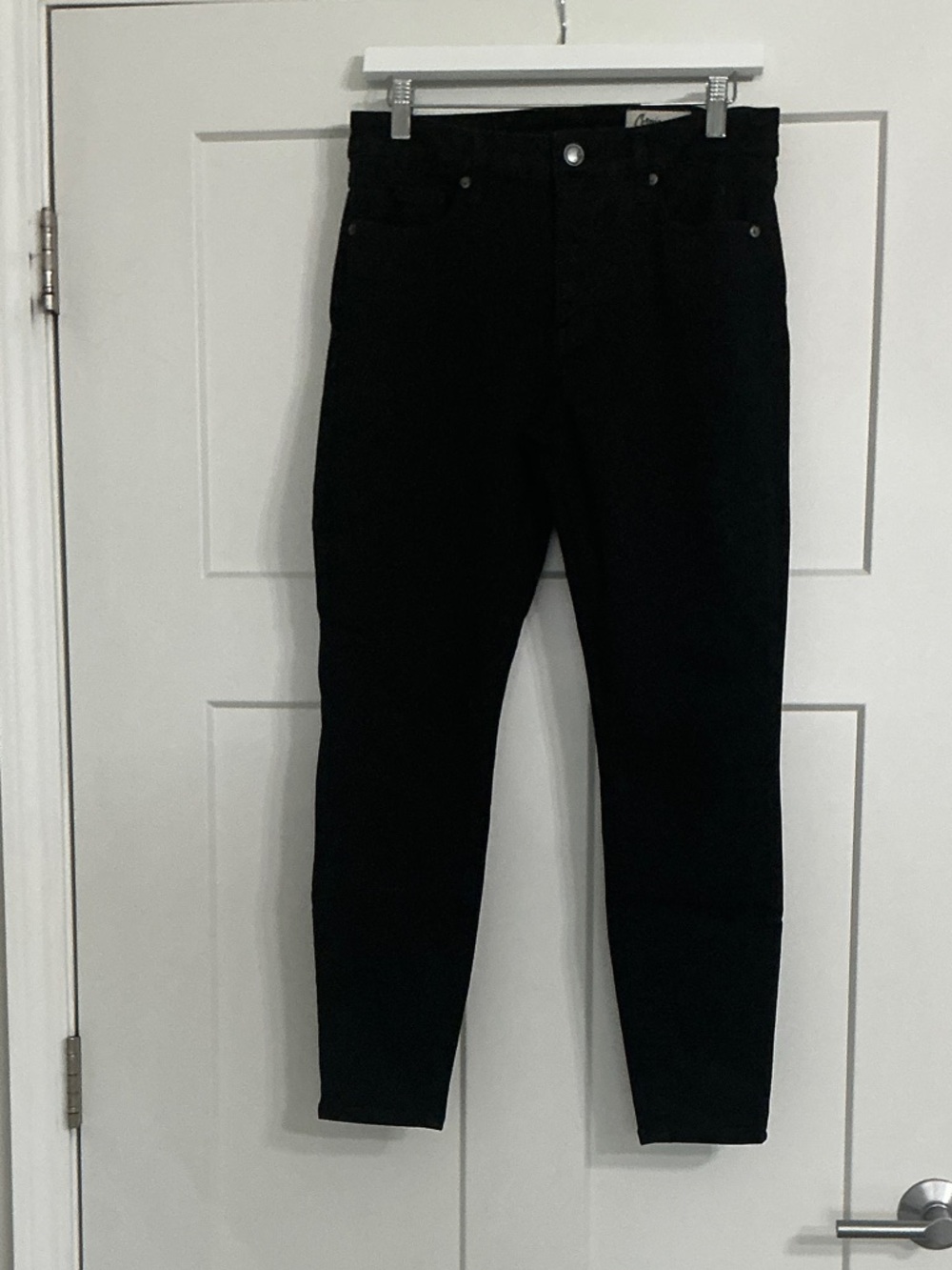 Women's Black Skinny Jeans by Cosmic Blue Love